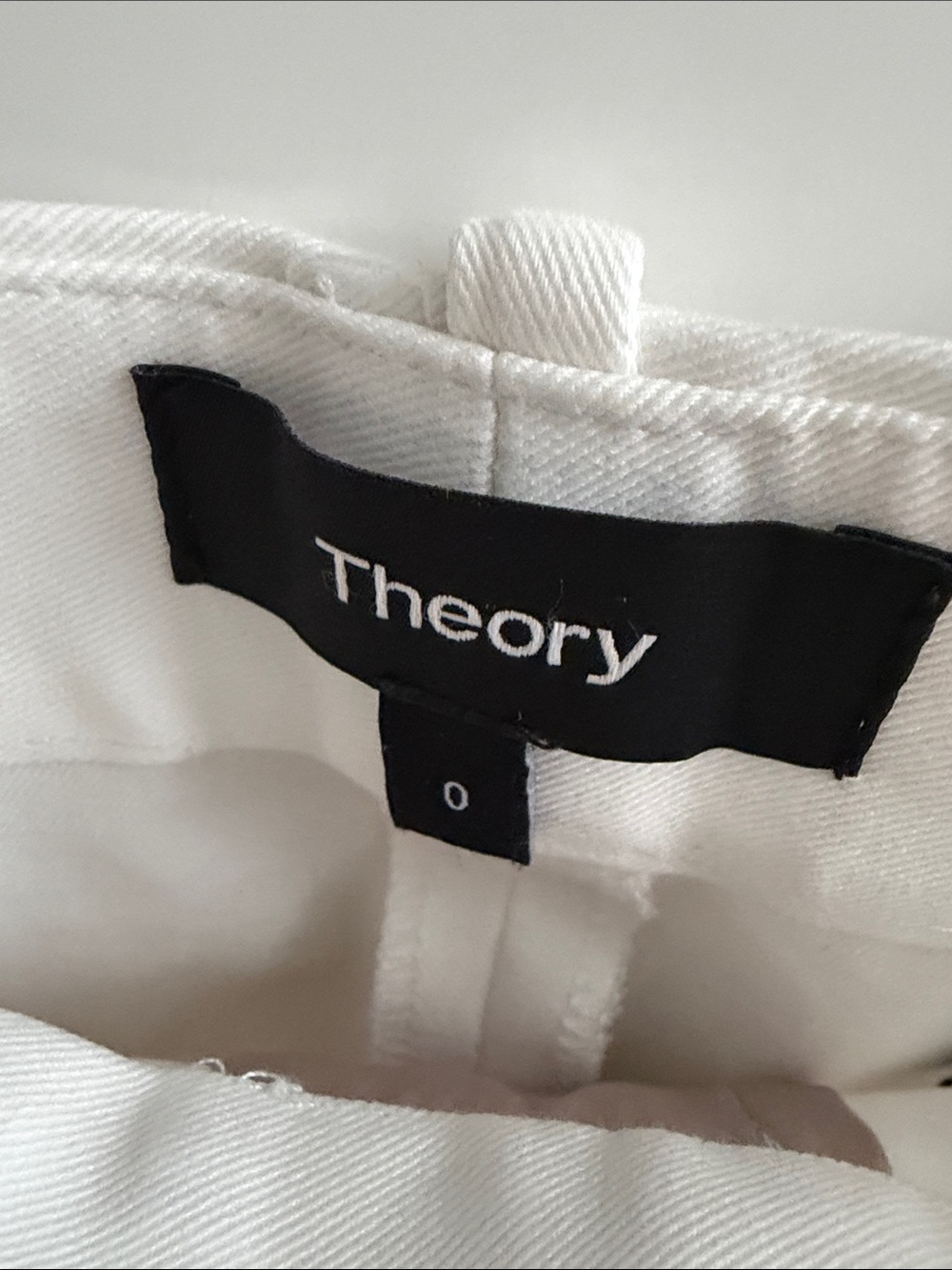 Theory Women's White Tailored Trousers - Picture 2 of 5